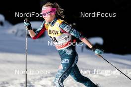 31.12.2017, Lenzerheide, Switzerland (SUI): Jessica Diggins (USA) - FIS world cup cross-country, tour de ski, 10km women, Lenzerheide (SUI). www.nordicfocus.com. © Modica/NordicFocus. Every downloaded picture is fee-liable.