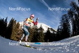 31.12.2017, Lenzerheide, Switzerland (SUI): Sadie Bjornsen (USA) - FIS world cup cross-country, tour de ski, 10km women, Lenzerheide (SUI). www.nordicfocus.com. © Modica/NordicFocus. Every downloaded picture is fee-liable.