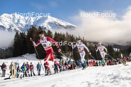 31.12.2017, Lenzerheide, Switzerland (SUI): Alex Harvey (CAN), Ari Luusua (FIN), (l-r)  - FIS world cup cross-country, tour de ski, 15km men, Lenzerheide (SUI). www.nordicfocus.com. © Modica/NordicFocus. Every downloaded picture is fee-liable.