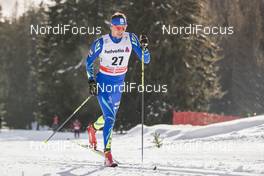 31.12.2017, Lenzerheide, Switzerland (SUI): Alexey Poltoranin (KAZ) - FIS world cup cross-country, tour de ski, 15km men, Lenzerheide (SUI). www.nordicfocus.com. © Modica/NordicFocus. Every downloaded picture is fee-liable.