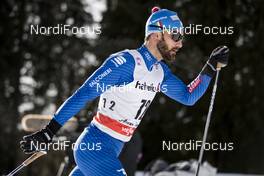 31.12.2017, Lenzerheide, Switzerland (SUI): Mirco Bertolina (ITA) - FIS world cup cross-country, tour de ski, 15km men, Lenzerheide (SUI). www.nordicfocus.com. © Modica/NordicFocus. Every downloaded picture is fee-liable.