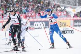 30.12.2017, Lenzerheide, Switzerland (SUI): Selina Gasparin (SUI), Greta Laurent (ITA), (l-r)  - FIS world cup cross-country, tour de ski, individual sprint, Lenzerheide (SUI). www.nordicfocus.com. © Modica/NordicFocus. Every downloaded picture is fee-liable.