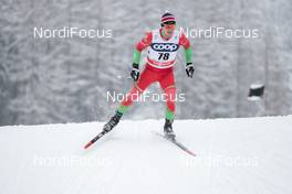30.12.2017, Lenzerheide, Switzerland (SUI): Michail Semenov (BLR) - FIS world cup cross-country, tour de ski, individual sprint, Lenzerheide (SUI). www.nordicfocus.com. © Modica/NordicFocus. Every downloaded picture is fee-liable.