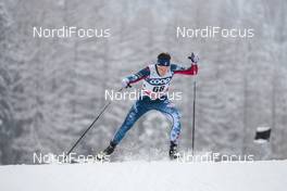 30.12.2017, Lenzerheide, Switzerland (SUI): Patrick Caldwell (USA) - FIS world cup cross-country, tour de ski, individual sprint, Lenzerheide (SUI). www.nordicfocus.com. © Modica/NordicFocus. Every downloaded picture is fee-liable.