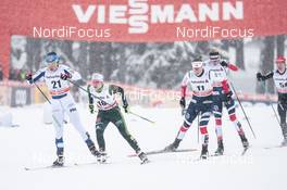 30.12.2017, Lenzerheide, Switzerland (SUI): Krista Parmakoski (FIN), Sandra Ringwald (GER), Tiril Udnes Weng (NOR), (l-r)  - FIS world cup cross-country, tour de ski, individual sprint, Lenzerheide (SUI). www.nordicfocus.com. © Modica/NordicFocus. Every downloaded picture is fee-liable.