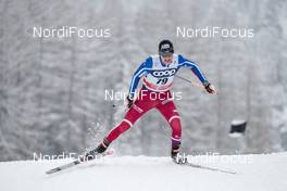 30.12.2017, Lenzerheide, Switzerland (SUI): Michael Biedermann (LIE) - FIS world cup cross-country, tour de ski, individual sprint, Lenzerheide (SUI). www.nordicfocus.com. © Modica/NordicFocus. Every downloaded picture is fee-liable.