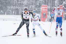 30.12.2017, Lenzerheide, Switzerland (SUI): Laurien Van Der Graaff (SUI), Mari Laukkanen (FIN), Petra Novakova (CZE), (l-r)  - FIS world cup cross-country, tour de ski, individual sprint, Lenzerheide (SUI). www.nordicfocus.com. © Modica/NordicFocus. Every downloaded picture is fee-liable.