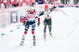 30.12.2017, Lenzerheide, Switzerland (SUI): Heidi Weng (NOR), Hanna Kolb (GER), (l-r)  - FIS world cup cross-country, tour de ski, individual sprint, Lenzerheide (SUI). www.nordicfocus.com. © Modica/NordicFocus. Every downloaded picture is fee-liable.