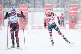 30.12.2017, Lenzerheide, Switzerland (SUI): Natalia Nepryaeva (RUS), Heidi Weng (NOR), (l-r)  - FIS world cup cross-country, tour de ski, individual sprint, Lenzerheide (SUI). www.nordicfocus.com. © Modica/NordicFocus. Every downloaded picture is fee-liable.
