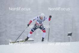 30.12.2017, Lenzerheide, Switzerland (SUI): Finn Haagen Krogh (NOR) - FIS world cup cross-country, tour de ski, individual sprint, Lenzerheide (SUI). www.nordicfocus.com. © Modica/NordicFocus. Every downloaded picture is fee-liable.