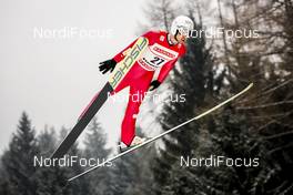 13.01.2017, Val di Fiemme, Italy (ITA): Maxime Laheurte (FRA) - FIS world cup nordic combined, individual gundersen HS134/10km, Val di Fiemme (ITA). www.nordicfocus.com. © Bragotto/NordicFocus. Every downloaded picture is fee-liable.