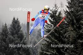 13.01.2017, Val di Fiemme, Italy (ITA): Antoine Gerard (FRA) - FIS world cup nordic combined, individual gundersen HS134/10km, Val di Fiemme (ITA). www.nordicfocus.com. © Bragotto/NordicFocus. Every downloaded picture is fee-liable.