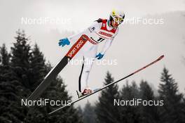 13.01.2017, Val di Fiemme, Italy (ITA): Ben Berend (USA) - FIS world cup nordic combined, individual gundersen HS134/10km, Val di Fiemme (ITA). www.nordicfocus.com. © Bragotto/NordicFocus. Every downloaded picture is fee-liable.