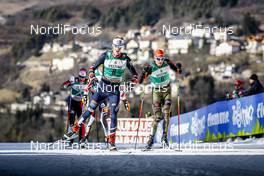 15.01.2017, Val di Fiemme, Italy (ITA): Magnus Krog (NOR), Bjoern Kircheisen (GER), (l-r)  - FIS world cup nordic combined, individual gundersen HS134/10km, Val di Fiemme (ITA). www.nordicfocus.com. © Bragotto/NordicFocus. Every downloaded picture is fee-liable.