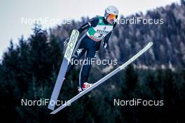 14.01.2017, Val di Fiemme, Italy (ITA): Lukas Runggaldier (ITA) - FIS world cup nordic combined, team sprint HS134/2x7.5km, Val di Fiemme (ITA). www.nordicfocus.com. © Bragotto/NordicFocus. Every downloaded picture is fee-liable.