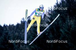 14.01.2017, Val di Fiemme, Italy (ITA): Ernest Yahin (RUS) - FIS world cup nordic combined, team sprint HS134/2x7.5km, Val di Fiemme (ITA). www.nordicfocus.com. © Bragotto/NordicFocus. Every downloaded picture is fee-liable.