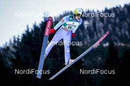 14.01.2017, Val di Fiemme, Italy (ITA): Antoine Gerard (FRA) - FIS world cup nordic combined, team sprint HS134/2x7.5km, Val di Fiemme (ITA). www.nordicfocus.com. © Bragotto/NordicFocus. Every downloaded picture is fee-liable.