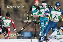 14.01.2017, Val di Fiemme, Italy (ITA): Fabian Riessle (GER) - FIS world cup nordic combined, team sprint HS134/2x7.5km, Val di Fiemme (ITA). www.nordicfocus.com. © Modica/NordicFocus. Every downloaded picture is fee-liable.
