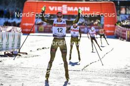 21.01.2017, Chaux-Neuve, France (FRA): Johannes Rydzek (GER), Fabian Riessle (GER), Akito Watabe (JPN), Eric Frenzel (GER) - FIS world cup nordic combined, individual gundersen HS118/10km, Chaux-Neuve (FRA). www.nordicfocus.com. © Thibaut/NordicFocus. Every downloaded picture is fee-liable.