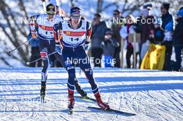 21.01.2017, Chaux-Neuve, France (FRA): Joergen Graabak (NOR), Mario Seidl (AUT) - FIS world cup nordic combined, individual gundersen HS118/10km, Chaux-Neuve (FRA). www.nordicfocus.com. © Thibaut/NordicFocus. Every downloaded picture is fee-liable.