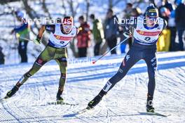 21.01.2017, Chaux-Neuve, France (FRA): Samuel Costa (ITA), Terence Weber (GER) - FIS world cup nordic combined, individual gundersen HS118/10km, Chaux-Neuve (FRA). www.nordicfocus.com. © Thibaut/NordicFocus. Every downloaded picture is fee-liable.