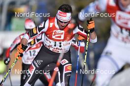 29.01.2017, Seefeld, Austria (AUT): David Pommer (AUT) - FIS world cup nordic combined, individual gundersen HS109/15km, Seefeld (AUT). www.nordicfocus.com. © Thibaut/NordicFocus. Every downloaded picture is fee-liable.