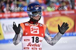 29.01.2017, Seefeld, Austria (AUT): Bryan Fletcher (USA) - FIS world cup nordic combined, individual gundersen HS109/15km, Seefeld (AUT). www.nordicfocus.com. © Thibaut/NordicFocus. Every downloaded picture is fee-liable.