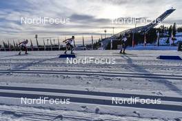 11.03.2017, Oslo, Norway (NOR): Samuel Costa (ITA), David Pommer (AUT), Taihei Kato (JPN) - FIS world cup nordic combined, individual gundersen HS134/10km, Oslo (NOR). www.nordicfocus.com. © Thibaut/NordicFocus. Every downloaded picture is fee-liable.