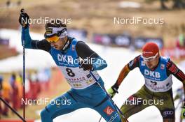 18.03.2017, Schonach, Germany (GER): Maxime Laheurte (FRA), Johannes Rydzek (GER) - FIS world cup nordic combined, individual gundersen HS106/10km, Schonach (GER). www.nordicfocus.com. © Thibaut/NordicFocus. Every downloaded picture is fee-liable.