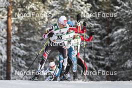 24.02.2017, Lahti, Finland (FIN): David Pommer (AUT), Bryan Fletcher (USA), Yoshito Watabe (JPN), (l-r)  - FIS nordic world ski championships, nordic combined, individual gundersen HS100/10km, Lahti (FIN). www.nordicfocus.com. © Modica/NordicFocus. Every downloaded picture is fee-liable.