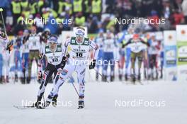 01.03.2017, Lahti, Finland (FIN): Magnus Krog (NOR), Philipp Orter (AUT) - FIS nordic world ski championships, nordic combined, individual gundersen HS130/10km, Lahti (FIN). www.nordicfocus.com. © Thibaut/NordicFocus. Every downloaded picture is fee-liable.