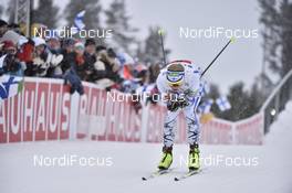 26.02.2017, Lahti, Finland (FIN): Leevi Mutru (FIN) - FIS nordic world ski championships, nordic combined, team HS100/4x5km, Lahti (FIN). www.nordicfocus.com. © Thibaut/NordicFocus. Every downloaded picture is fee-liable.