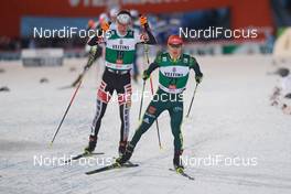 26.11.2017, Ruka, Finland (FIN): Martin Fritz (AUT), Manuel Faisst (GER), (l-r)  - FIS world cup nordic combined, individual gundersen HS142/10km Ruka (FIN). www.nordicfocus.com. © Rauschendorfer/NordicFocus. Every downloaded picture is fee-liable.