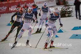 03.12.2017, Lillehammer, Norway (NOR): Johannes Rydzek (GER), Jan Schmid (NOR), Joergen Graabak (NOR), (l-r)  - FIS world cup nordic combined, individual gundersen HS138/10km, Lillehammer (NOR). www.nordicfocus.com. © Rauschendorfer/NordicFocus. Every downloaded picture is fee-liable.