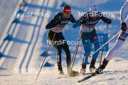 03.12.2017, Lillehammer, Norway (NOR): Terence Weber (GER), Francois Braud (FRA), (l-r)  - FIS world cup nordic combined, individual gundersen HS138/10km, Lillehammer (NOR). www.nordicfocus.com. © Rauschendorfer/NordicFocus. Every downloaded picture is fee-liable.