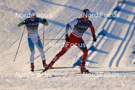 03.12.2017, Lillehammer, Norway (NOR): Vid Vrhovnik (SLO), Miroslav Dvorak (CZE), (l-r)  - FIS world cup nordic combined, individual gundersen HS138/10km, Lillehammer (NOR). www.nordicfocus.com. © Rauschendorfer/NordicFocus. Every downloaded picture is fee-liable.