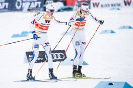 02.12.2017, Lillehammer, Norway (NOR): Jan Schmid (NOR), Espen Andersen (NOR), (l-r)  - FIS world cup nordic combined, team HS100/4x5km, Lillehammer (NOR). www.nordicfocus.com. © Modica/NordicFocus. Every downloaded picture is fee-liable.