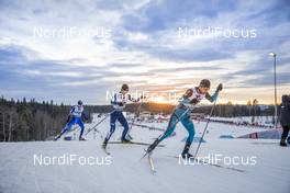 02.12.2017, Lillehammer, Norway (NOR): Eero Hirvonen (FIN), Yoshito Watabe (JPN), Jason Lamy Chappuis  (FRA), (l-r)  - FIS world cup nordic combined, team HS100/4x5km, Lillehammer (NOR). www.nordicfocus.com. © Modica/NordicFocus. Every downloaded picture is fee-liable.