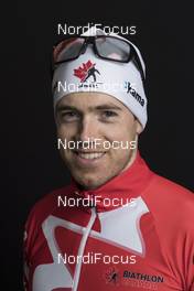 26.11.2017, Oestersund, Sweden, (SWE): Nathan Smith (CAN) - IBU world cup biathlon, photoshooting, Oestersund (SWE). www.nordicfocus.com. © Manzoni/NordicFocus. Every downloaded picture is fee-liable.