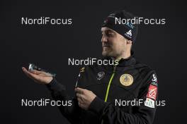 26.11.2017, Oestersund, Sweden, (SWE): Simon Desthieux (FRA) - IBU world cup biathlon, photoshooting, Oestersund (SWE). www.nordicfocus.com. © Manzoni/NordicFocus. Every downloaded picture is fee-liable.