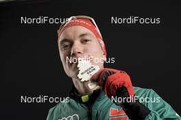 28.11.2017, Oestersund, Sweden, (SWE): Benedikt Doll (GER) - IBU world cup biathlon, photoshooting, Oestersund (SWE). www.nordicfocus.com. © Manzoni/NordicFocus. Every downloaded picture is fee-liable.