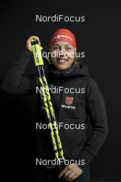 07.12.2017, Hochfilzen, Austria (AUT): Laura Dahlmeier (GER) - IBU world cup biathlon, photoshooting, Hochfilzen (AUT). www.nordicfocus.com. © Manzoni/NordicFocus. Every downloaded picture is fee-liable.