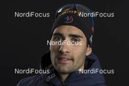 26.11.2017, Oestersund, Sweden, (SWE): Martin Fourcade (FRA) - IBU world cup biathlon, photoshooting, Oestersund (SWE). www.nordicfocus.com. © Manzoni/NordicFocus. Every downloaded picture is fee-liable.