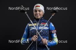 26.11.2017, Oestersund, Sweden, (SWE): Nadia Pisareva (BLR) - IBU world cup biathlon, photoshooting, Oestersund (SWE). www.nordicfocus.com. © Manzoni/NordicFocus. Every downloaded picture is fee-liable.