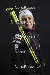 26.11.2017, Oestersund, Sweden, (SWE): Justine Braisaz (FRA) - IBU world cup biathlon, photoshooting, Oestersund (SWE). www.nordicfocus.com. © Manzoni/NordicFocus. Every downloaded picture is fee-liable.