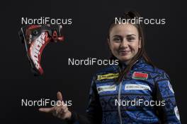 26.11.2017, Oestersund, Sweden, (SWE): Iryna Kryuko (BLR) - IBU world cup biathlon, photoshooting, Oestersund (SWE). www.nordicfocus.com. © Manzoni/NordicFocus. Every downloaded picture is fee-liable.