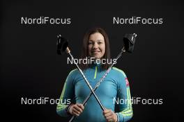 28.11.2017, Oestersund, Sweden, (SWE): Yelizaveta Belchenko (KAZ) - IBU world cup biathlon, photoshooting, Oestersund (SWE). www.nordicfocus.com. © Manzoni/NordicFocus. Every downloaded picture is fee-liable.