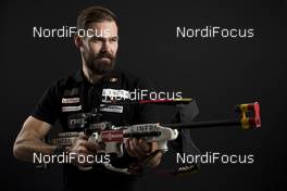 28.11.2017, Oestersund, Sweden, (SWE): Michael Roesch (BEL) - IBU world cup biathlon, photoshooting, Oestersund (SWE). www.nordicfocus.com. © Manzoni/NordicFocus. Every downloaded picture is fee-liable.