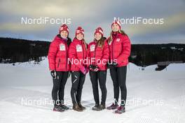 30.11.2017, Lillehammer, Norway, (NOR): Canadian Ladies Team in Lillehammer   - FIS world cup cross-country, photoshooting, Lillehammer (NOR). www.nordicfocus.com. © Modica/NordicFocus. Every downloaded picture is fee-liable.