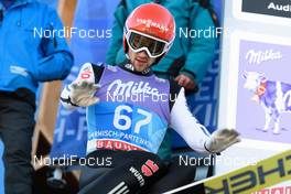 31.12.2016, Garmisch, Germany (GER): Markus Eisenbichler (GER) - FIS world cup ski jumping, four hills tournament, training, Garmisch (GER). www.nordicfocus.com. © Rauschendorfer/NordicFocus. Every downloaded picture is fee-liable.
